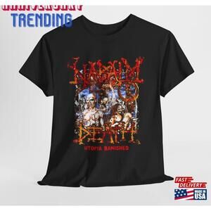 Napalm Death Utopia Banished Band Album Tshirt Metal Rock Music Unisex
